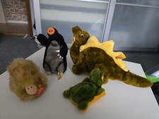 Steiff Tiere Ente Schildkröte, Maulwurf, Dinosaurier 