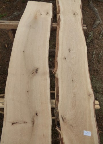 Eichenbretter mit baumkante - eichenbretter,