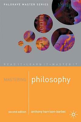 Mastering philosophy palgrave - mastering, (palgrave