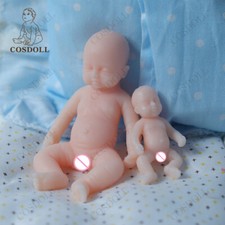 COSDOLL Mini Silikon Baby Puppe 1,9-3.9 Zoll Reborn Baby Puppe Mini Reborn Babie