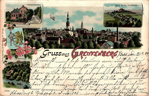 Litho gruss aus schlesien - litho,