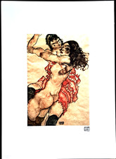 Egon Schiele -  Liebespaar  -