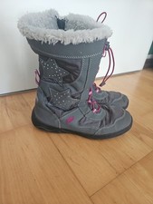 Winterstiefel gefüttert Gr. 38 grau/pink