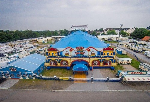 Circus krone hauptfassade 1987 - circus,