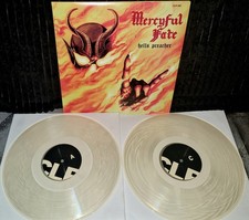 MERCYFUL FATE - "Hells Preacher" clear Vinyl DoLP. Live 1984 USA king diamond 