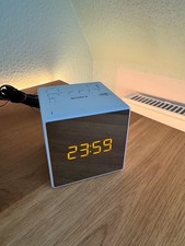Sony Radiowecker ICF-C1 weiß - Cube FM/AM Clock Radio Würfel