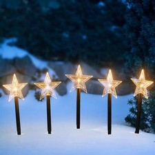Led stern gartenstecker außen - gartenstecker,