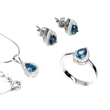 925 sterling silber sets pear - 925,