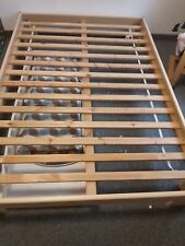 Futonbett 140×200 mit lattenrost u.Matratze +Unterbettkasten