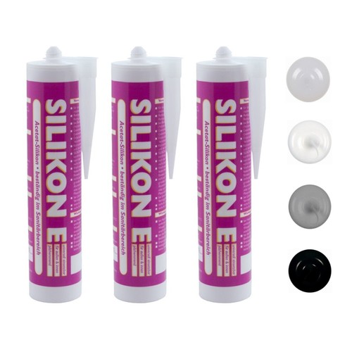 Silikon sanitär 310ml - silikon,