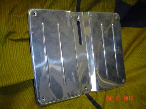 Kennzeichenhalter alu chrom - kennzeichenhalter,