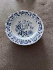 5St. Domestic Porzellan Zwiebelmuster Suppenteller