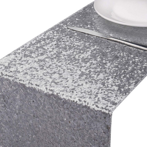 Pailletten silber tischdecken - pailletten,