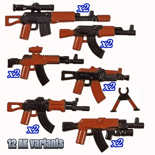 Custom minifigur waffen - minifigur, 12x