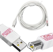 Weiß USB Druckerkabel Scanner Anschluss Samsung SCX-4500, SCX-1000, SCX-6322DN