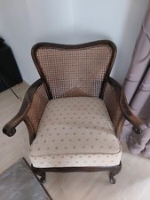 2 Sessel 50/60 Jahre - Stil Chippendale mit Wiener Geflecht