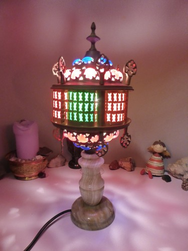 Vintage orient tischlampe - vintage, –