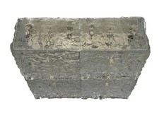 60er 70er Jahre Ice Glas Plafoniere Flush Mount von Kalmar Franken KG Österreich