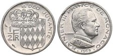 Monaco - 1/2 Franc Franken -