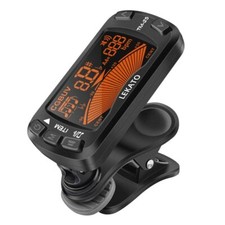 Gitarrenstimmgerät Clip On Tuner Metronom 3 in 1 Tragbar Metronom Akkord...