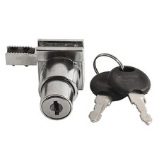 Schloss für Glasschiebetür mit 2 Schlüsseln 5-8 mm Glasvitrine Vitrine Vitrine