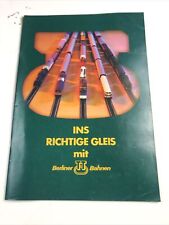 Gleisplan Art Nr. 37 671 Berliner TT Bahnen Eisenbahnkatalog Zustand (2) HK-8
