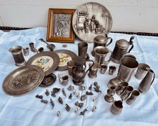 Zinngeschirr Becher Kanne