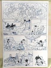 Fix und Foxi Originalzeichnung