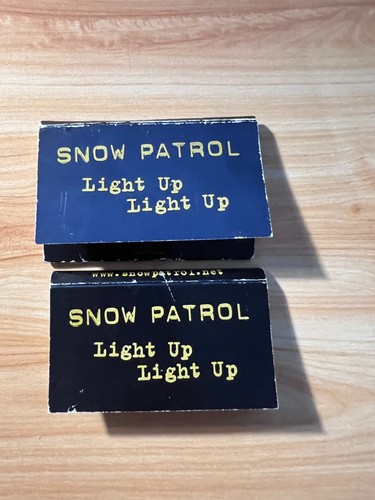 Snow patrol promo matches - patrol, 2x