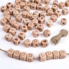 Holzbuchstaben perlen 72 - holzbuchstaben,