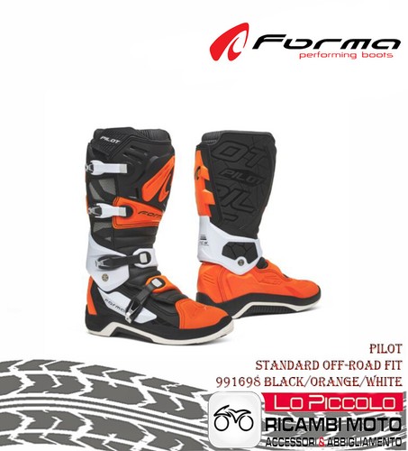 Forma stiefel pilot orange - stiefel, mx