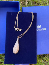 Swarovski Halskette Abstract Kristall Damen Collier Gold Tropfen  NEU S.Geschenk