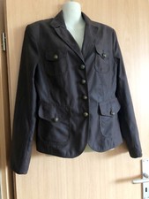 YORN Jacke Blazer Damen 36- 38, leicht kurz, Leder-Optik, Braun, Maschinenwäsche