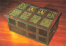 alte AK Amtslade der Hamburger Maurer-Zunft 1675 ungelaufen Ansichtskarte F4329d