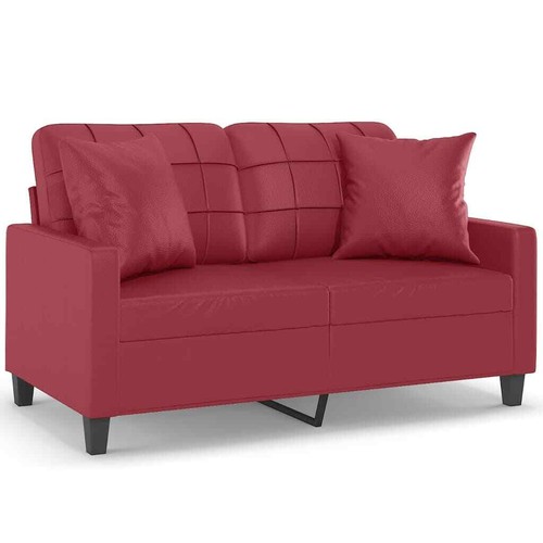 Sitzer sofa mit zierkissen - 2-sitzer-sofa,
