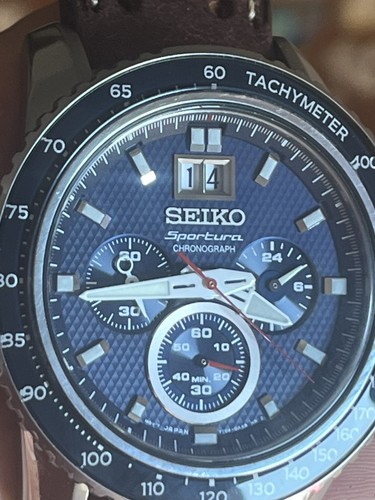 Seiko sportura chronograph