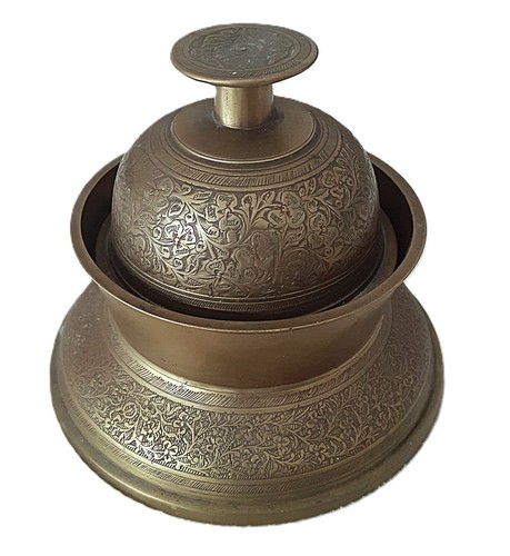 Tischglocke messing massiv - tischglocke,