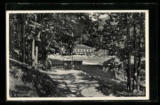 Landstuhl, Ansichtskarte, Schloss-Café 1938 