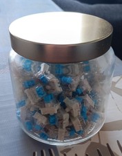 MS & EZ Box-Blue switches for mechanical keyboards, 104 pieces