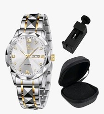 Herren Uhr Luxus Design Silber