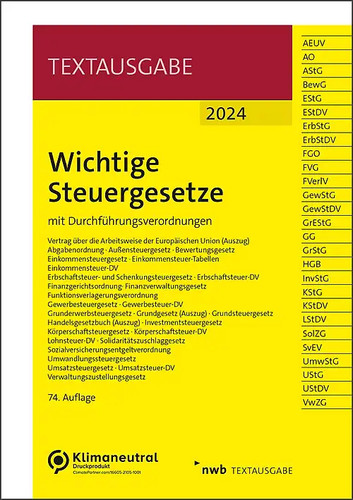 Wichtige steuergesetze - wichtige,