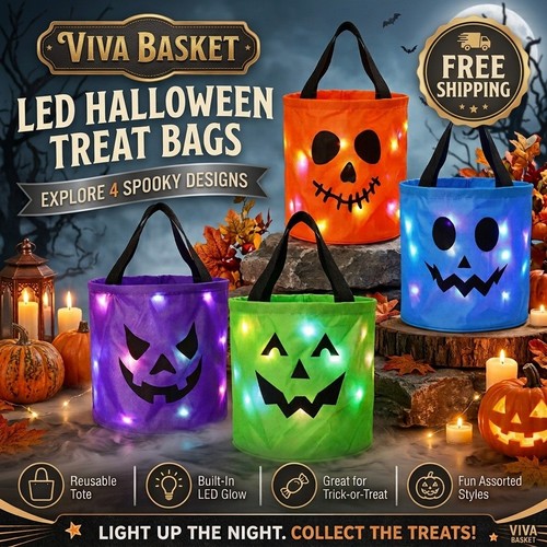 Led beleuchtet halloween - led,
