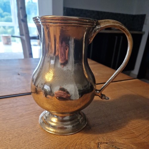Krug kanne messing mit henkel - krug,