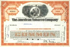 AMERICAN Tobacco Company Okt 1963 Lucky Strike American Brands Tuxedo 100 Orange