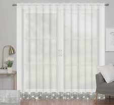 Fenstergardine Weiß Gardine