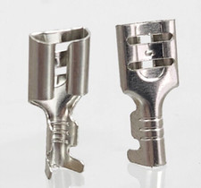 25x 6,35 Kabelschuhe blank