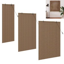 Bambusrollo Sonnenschutz Sichtschutz Holz Rollo Innenjalousie Fensterdekoration