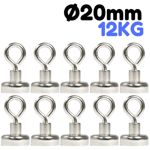 Neodym magnetösen 20 mm - 10, x