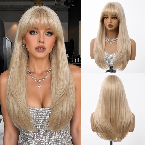 Blond gemischt long straight - blond,