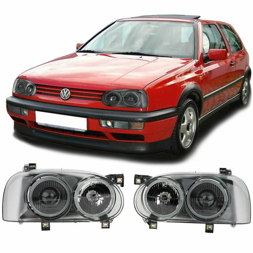 Paar scheinwerfer vorne - scheinwerfer, vw